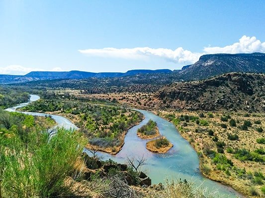 View of the Chama River